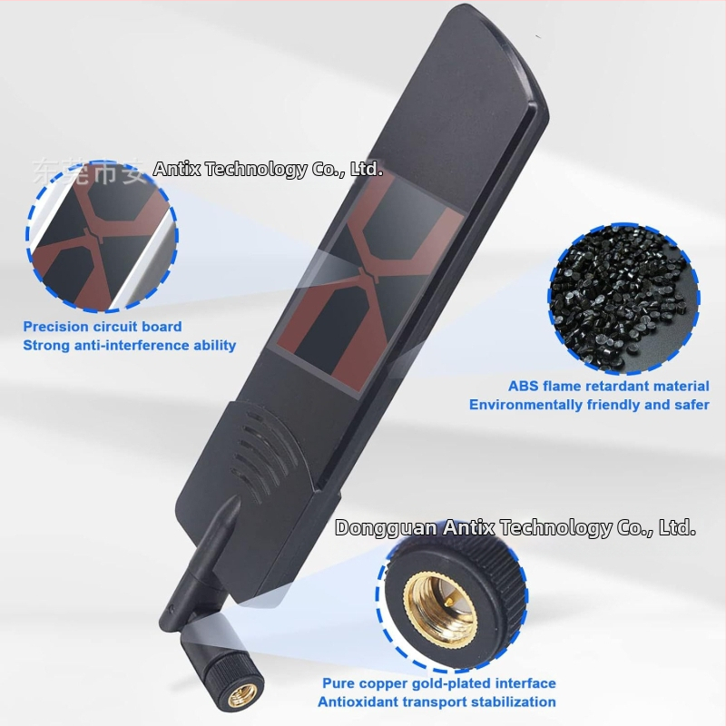 SANMA-CA20 Maršrutētāja antena ar augstu peļņu, LTE visām tīklām (5G/4G/3G), GSM/GPRS, Bluetooth un WiFi – Paddle antena