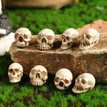 Halloween lubanja ukras, živična mini krajina dekoracija, Elegance