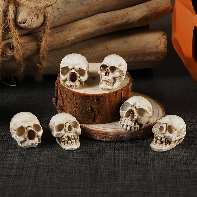Halloween lubanja ukras, živična mini krajina dekoracija, Elegance