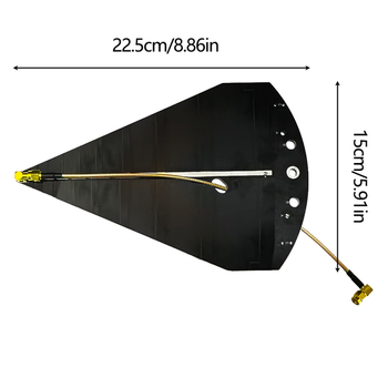 SL10 logaritamska periodična antena, 50 MHz–6 GHz, visoko pojačanje, EMC ručna usmjerena antena