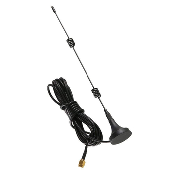 Dual-band WiFi antena s vakuum držačem za vanjski router/modul, 1 m kabel, SWR ≤ 1.5, Shanyang Longke