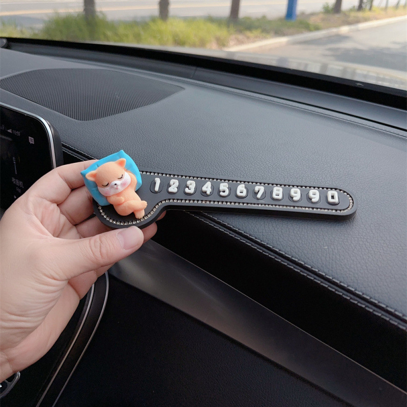Skriveni držač telefona u automobilu za privremeno parkiranje, PVC s mekanim ljepilom, marka Other, model Other