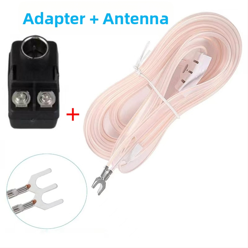 Xinda Ark FM anténa, T-tvarný dipól, digitálny HD FM prijímač pre domáce stereo, celé pásmo