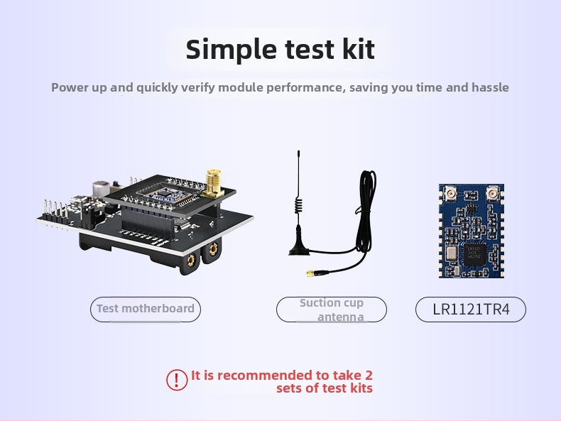 LoRa transceivera modulis LR1121, divpāsu 433MHz/2,4GHz, LoRaWAN IoT, izmēri 23×15,8 mm