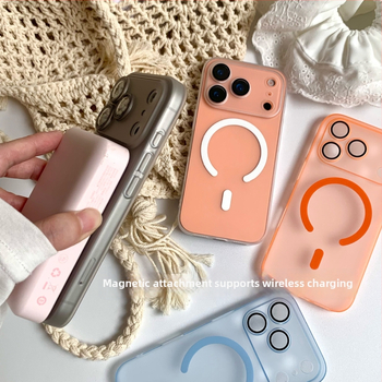 Izturīgs telefona vāciņš — ultratāls, ledus miglas efekts ar magnētisku pievilkšanu un ādas sajūtas pārklājumu; triecienizturīgs, pretslīd, pret skrāpējumiem, pret putekļiem, pielāgojams iPhone sērijai