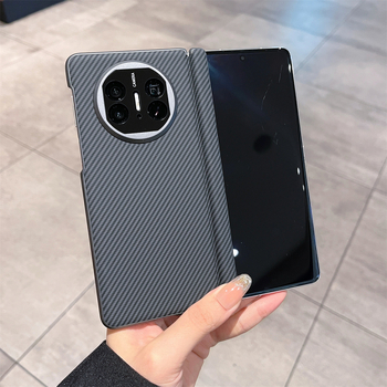 Huawei MateX5 telefontok – szénszálas anyag, gravírozott kivitel, ütésálló védelem, középponti tengelyes mágneses rögzítés