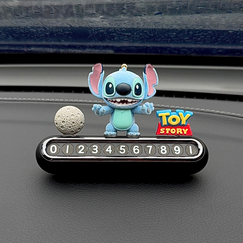 Stitch autostāvvietas numura plāksne — auto tālruņa dekora ornaments, universālais modelis; Materiāls: Cits; Nav pielāgošanas; Galvenā tirdzniecības joma: Cits; Tips: Vispārīgs