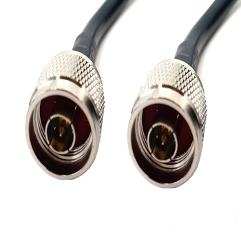 Adaptor extensie antenă coaxială RF, tip N mascul la tip N mascul, 50 Ω, integral din cupru