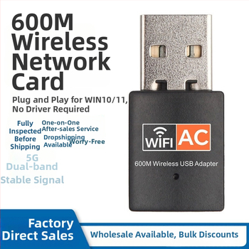 USB WiFi adaptér pre set-top box, dvojpásmový, 2,4/5,8 GHz, 600 Mbps, RTL8811CU