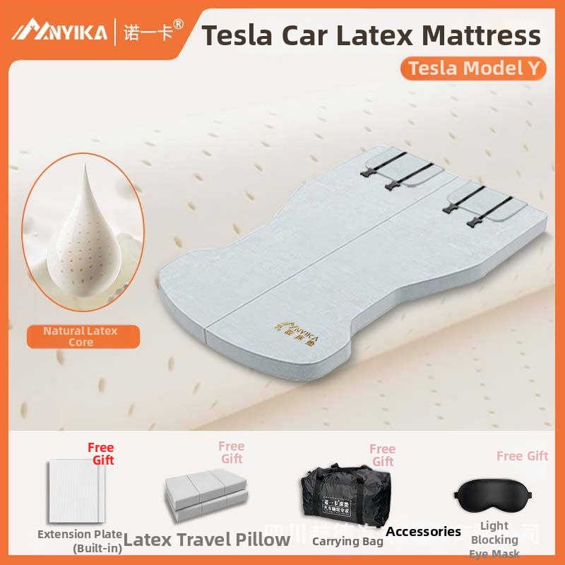 Automašīnas matrača Tesla Model Y/3 – bez pūšanas, 9 kg, maksimālā slodze 200 kg, Noika