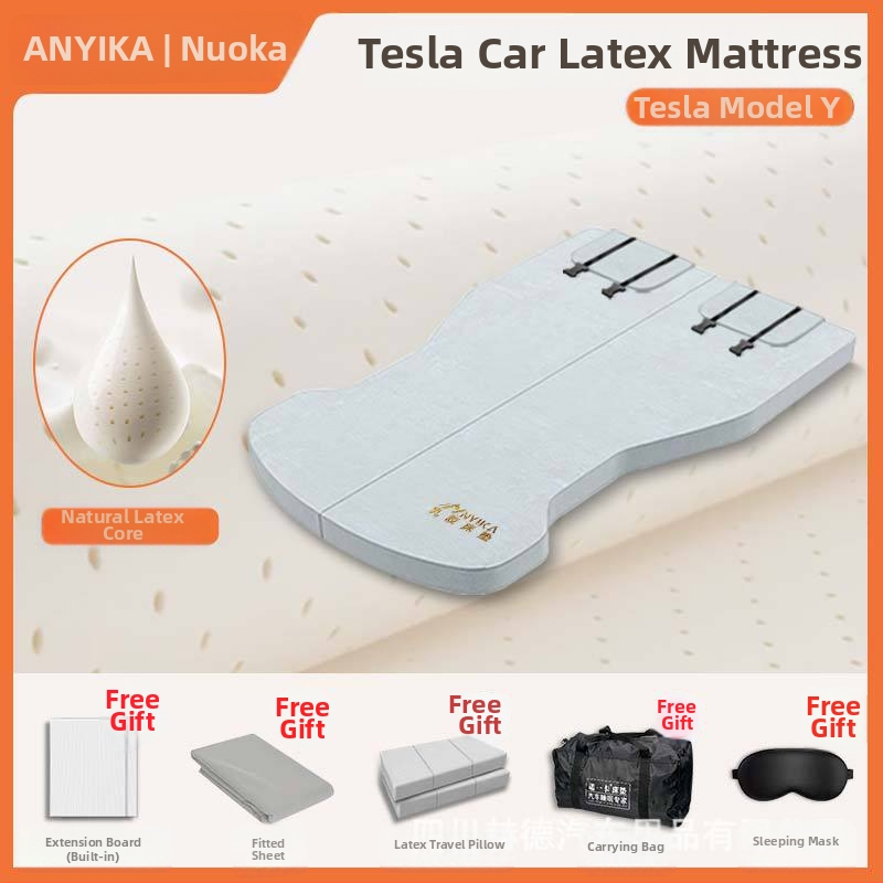 Automašīnas matrača Tesla Model Y/3 – bez pūšanas, 9 kg, maksimālā slodze 200 kg, Noika