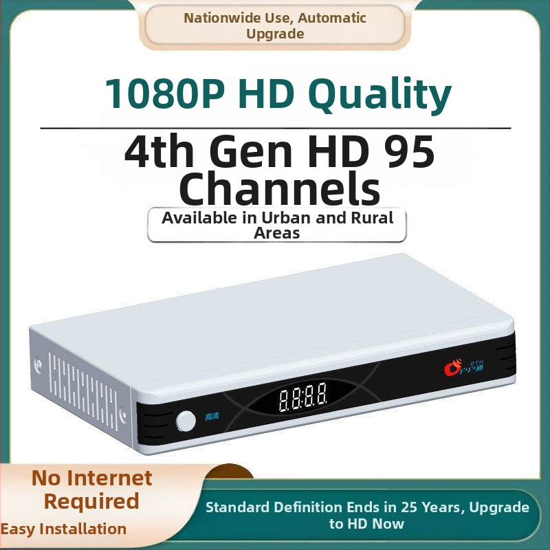 Televízny set-top box s Wi-Fi, 128 MB RAM, 480p, hmotnosť 1,0 kg