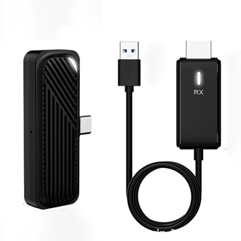 Type-C bežični komplet za zrcaljenje zaslona za TV/projektor — 1080p HDMI, WiFi, Kompatibilan s iOS-om, Pošiljatelj i Prijemnik