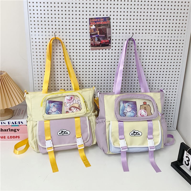 Nagy kapacitású iskolai hátizsák, nejlon anyagból, poliészter béléssel, lélegző, vízálló, ultrakönnyű, uniszex alsó tagozatosoknak és idősebbeknek.