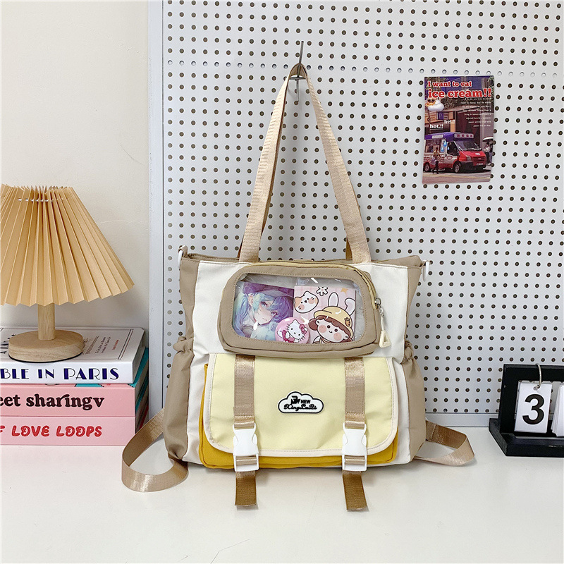 Nagy kapacitású iskolai hátizsák, nejlon anyagból, poliészter béléssel, lélegző, vízálló, ultrakönnyű, uniszex alsó tagozatosoknak és idősebbeknek.