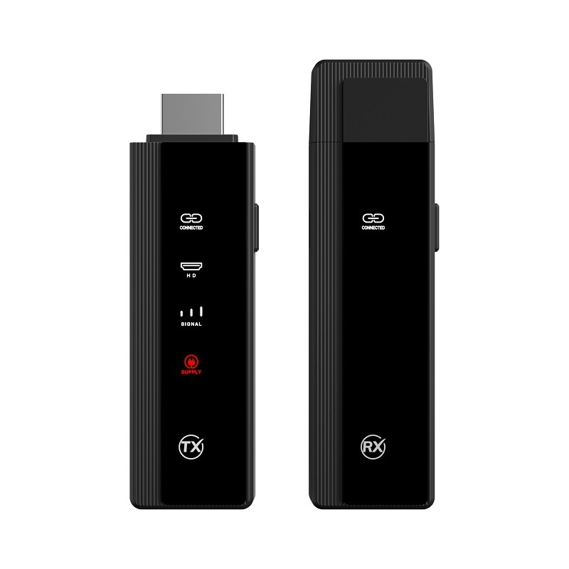 G69 Bezvadu HDMI raidītājs un uztvērējs – 30 m diapazons, 1080P, bez draivera, savietojams ar datoriem, televizoriem, projektoriem un reklāmas displejiem