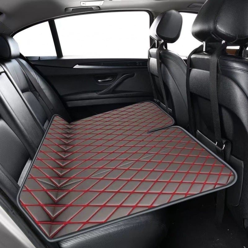 Saliekams automobiļa gulēšanas matracis aizmugurējā sēdeklī — bērnu miega risinājums, Materiāls: flocking