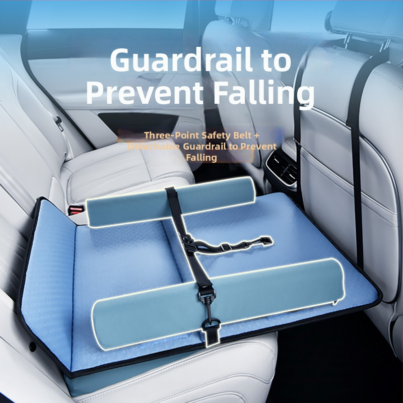 Automatizētā bērnu guļammaiss aizmugurējā sēdekļa, bez piepumpēšanas, bambusa oglekļa šķiedra, universāla saderība, bērniem līdz 5 gadiem, maksimālais slodze 25 kg