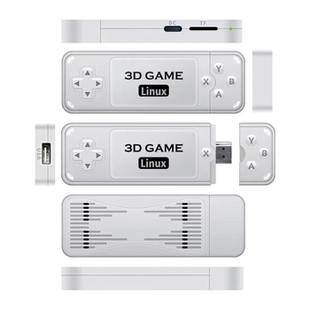 Y6/Y9 TV igračk-konзola s HDMI, 64GB, bežični kontroler (2.4G Bluetooth), 3D nostalgični stil, za dva igrača, 12+