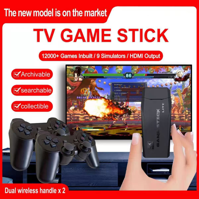 Nostalgična gaming konzola K9 s Androidom, HDMI, memorija 32/64/128 GB, za 2 igrača