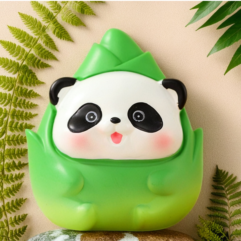 Panda od smole – mini krajolik za stolni prostor i automobil