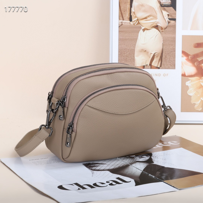 Leap Up ženska kožna crossbody torba, prva slojevita koža, horizontalan kvadratni oblik, unutarnji džepovi sa zipom i džep za telefon, poliester-cotton podstava, jedna naramenica