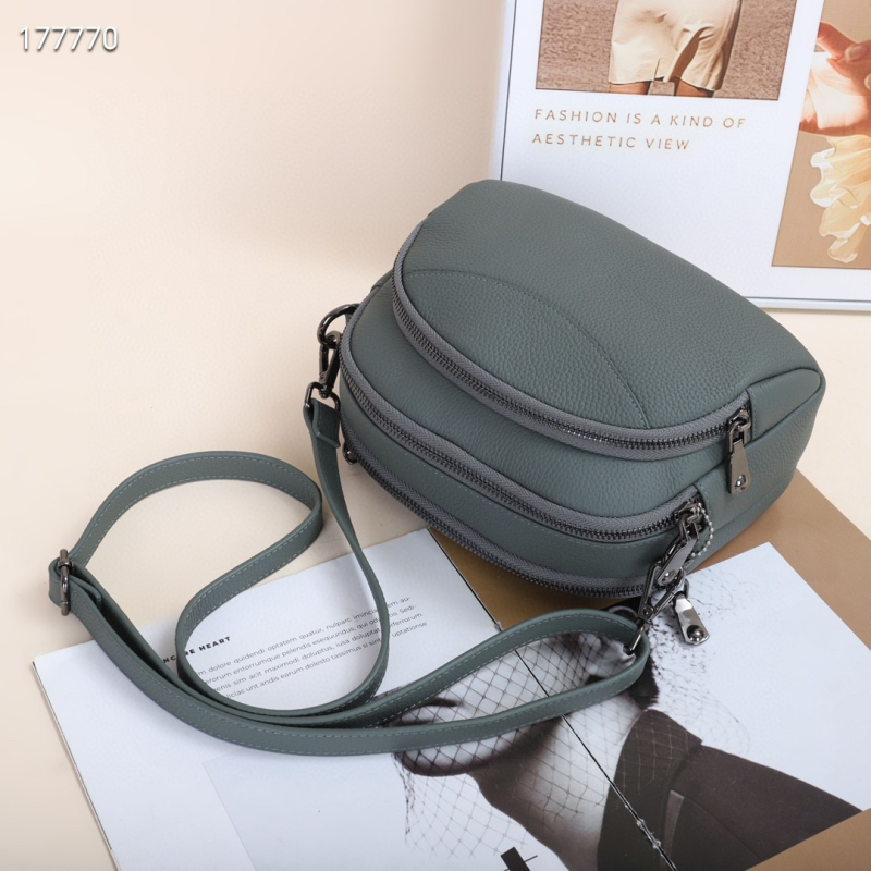 Leap Up ženska kožna crossbody torba, prva slojevita koža, horizontalan kvadratni oblik, unutarnji džepovi sa zipom i džep za telefon, poliester-cotton podstava, jedna naramenica