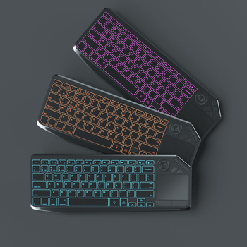 Bežična tipkovnica BK9801T s Bluetoothom i dvostrukim načinom 2.4G, dodirne tipke, ergonomski dizajn, multimedijske tipke, OEM kompatibilno