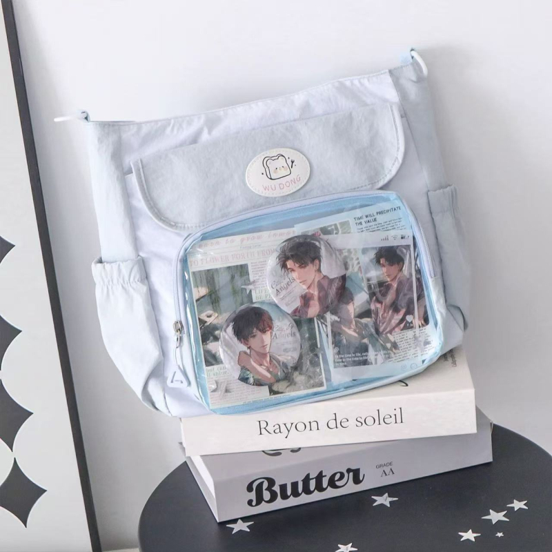 Torba preko ramena velikog kapaciteta, najlon, podstava od poliestera, lagana, unisex