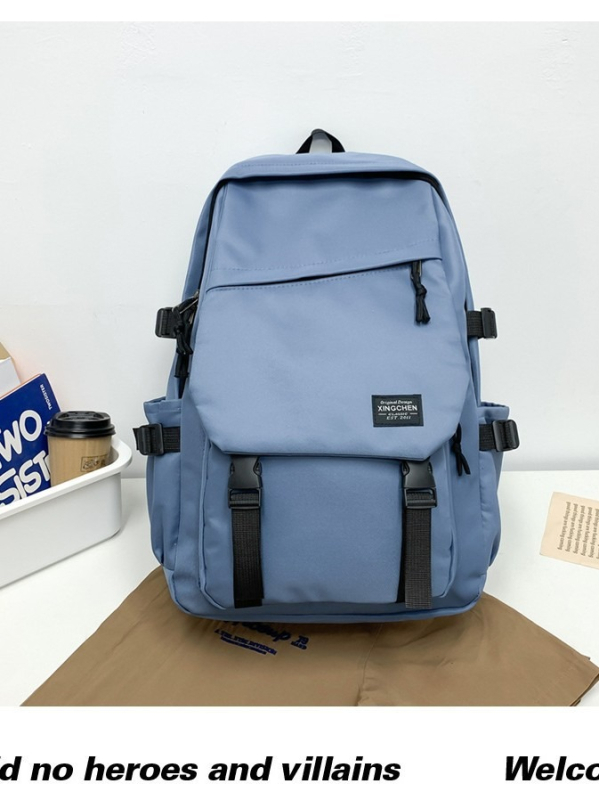 Oxford vászonból készült hátizsák, modern és vagány stílus, lélegző, uniszex, iskolai használatra