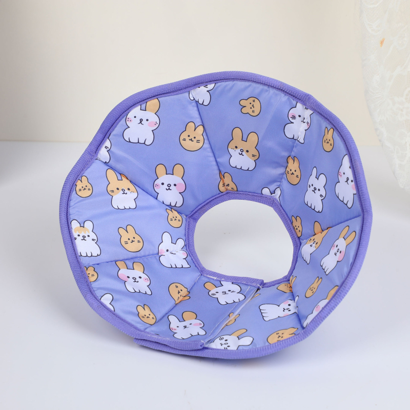 Colier Elizabethan pentru animale de companie, pentru pisici și câini, anti-lingere, postoperator, nylon, stil desene animate, toate sezoanele, utilizare generală
