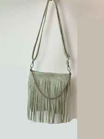 Geantă crossbody în stil național literar-artistic, material PU, formă verticală pătrată, închidere cu magnet, buzunar interior cu fermoar și buzunar pentru telefon