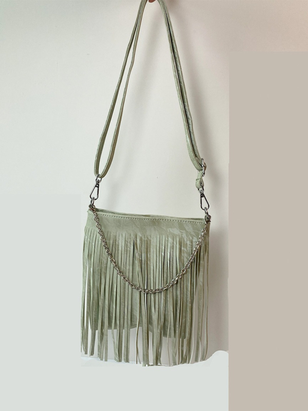 Geantă crossbody în stil național literar-artistic, material PU, formă verticală pătrată, închidere cu magnet, buzunar interior cu fermoar și buzunar pentru telefon