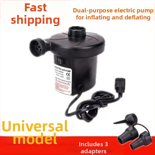 Elektriska gaisa sūknis baseinam, gaisa gulta, bērnu peldriņķis, piepūšamās rotaļlietas un kompresijas maisi