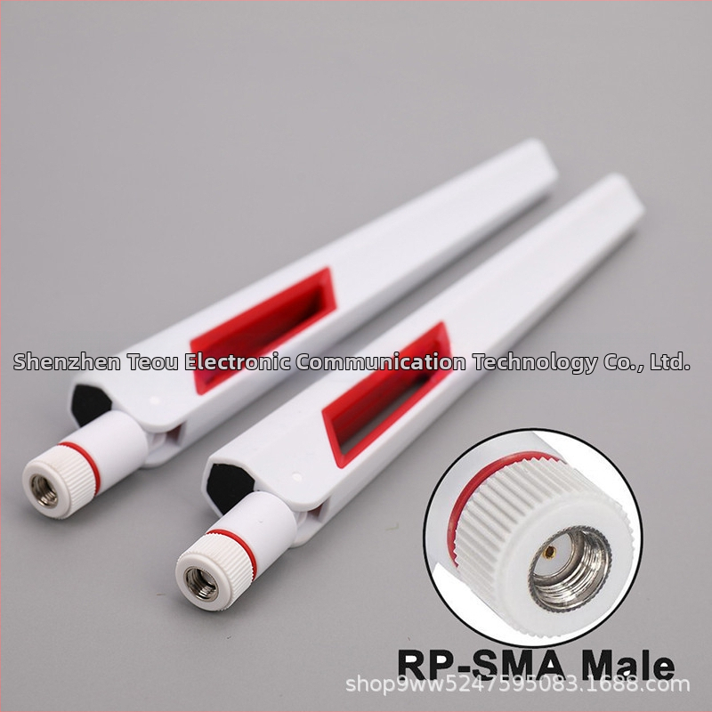 Divu joslu WiFi antena maršrutētājiem — 2.4/5/5.8 GHz, augsts signāla stiprums, caur sienu, SMA savienotājs, SWR ≤ 1.2