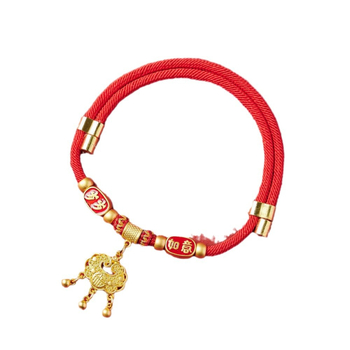 Kézzel szőtt nylonos háziállatnyakörv hosszú élet medállal, állítható, macskáknak és kutyáknak, kínai stílusú