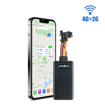Tracker GPS pentru vehicule 4G+2G ST-906L, IPX5 impermeabil, precizie GPS <10 m, alimentare prin cablu cu antenă încorporată