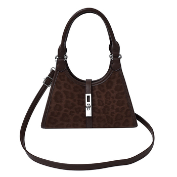 Кроссбоди чанта – PU материал, хоризонтална квадратна форма, заключване, скрит джоб с цип, полиестерна подплата