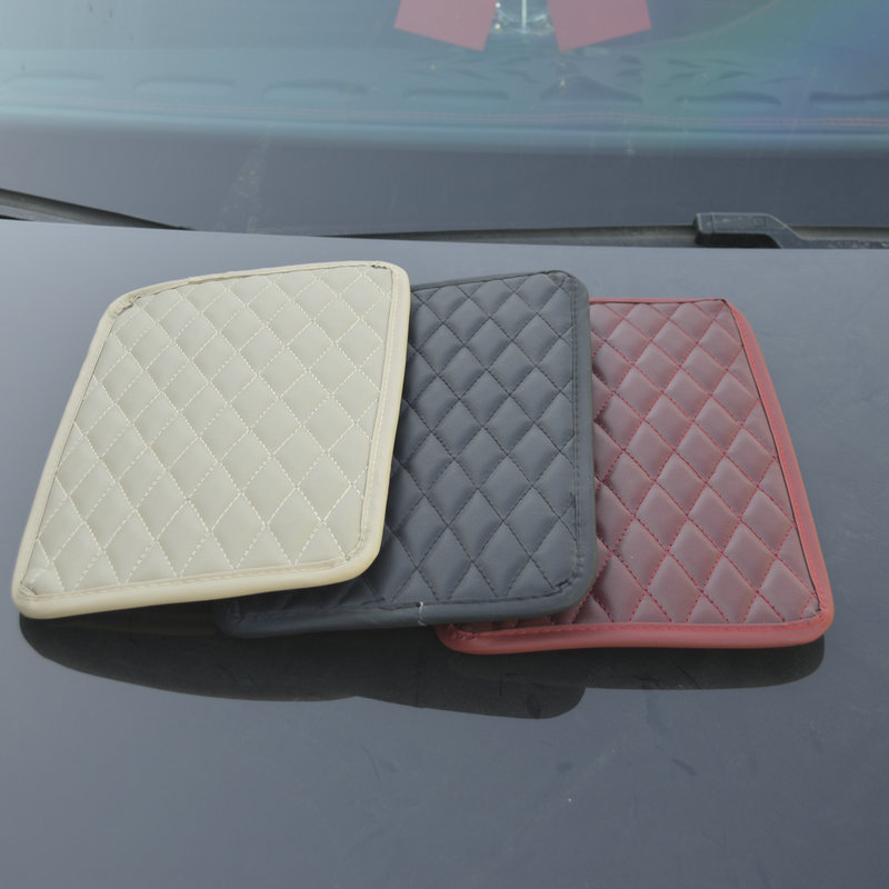 Кожен автомобилен подлакътник с повдигаща подложка, универсална съвместимост, мултифункционална чанта за съхранение, защита на централния подлакътник, противохлъзваща мрежеста подложка