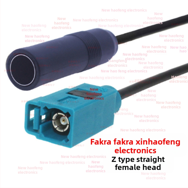 GPS antenas pagarināšanas kabelis ar Fakra Z sieviešu tipa savienotāju auto ligzdai, RF RG174 kabelis