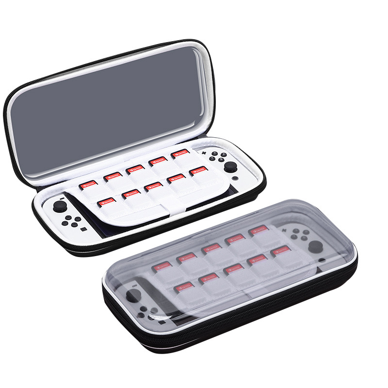 Θήκη προστασίας Nintendo Switch OLED και τσαντάκι αποθήκευσης – Σκληρή θήκη PC+EVA, 1:1 συμβατή με κονσόλα, πλήρες σετ εξαρτημάτων