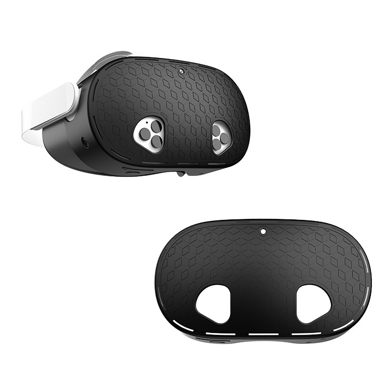 Σιλικονούχα μάσκα ματιών για Meta Quest 3S με προστασία φακών, αντίσταση στη σκόνη και γρατσουνιές, μαξιλαράκι μύτης για σκίαση