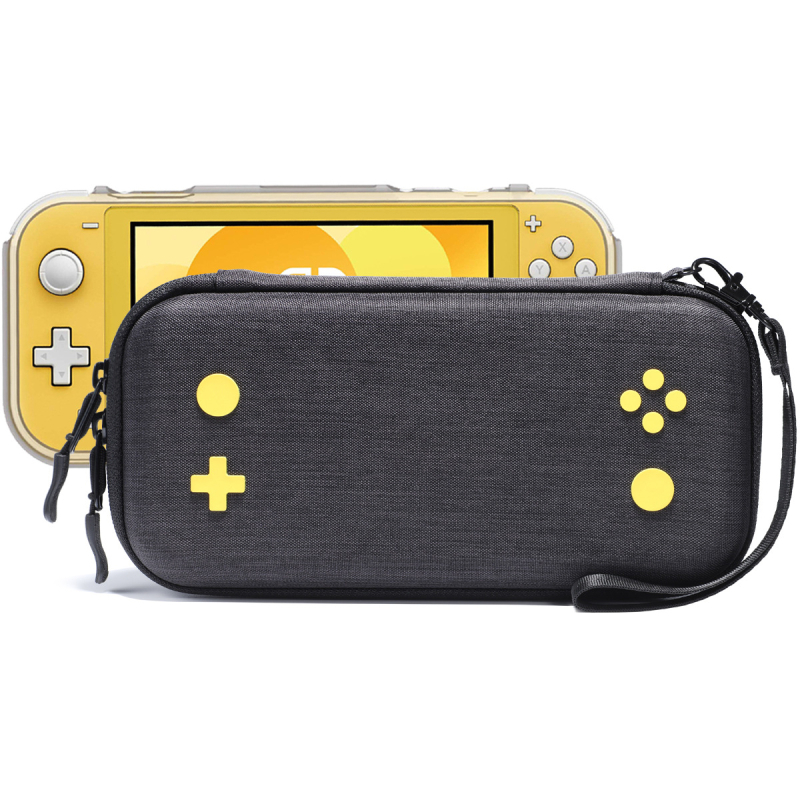 Switch Lite skladovacie puzdro – Snowflake látka, EVA a YKK zips; kompatibilné so Switch Lite; hmotnosť 0.24 kg; EVA horúce lisovanie vzhľad, TPU povrch; balenie: OPP vrecko