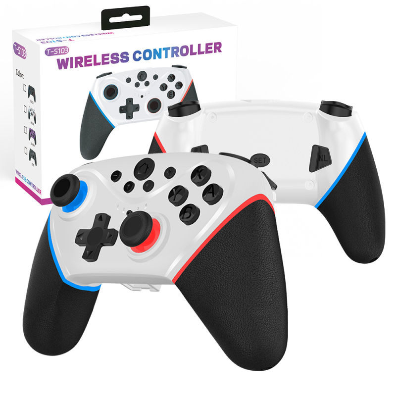 Bežični gamepad 2.4G, kompatibilan s Nintendo Switch, PC-jem, Xbox 360, Steamom, TV Boxom, PS3, USB-C, vibracija, ABS