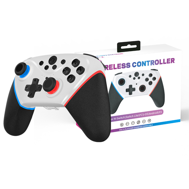 Bežični gamepad 2.4G, kompatibilan s Nintendo Switch, PC-jem, Xbox 360, Steamom, TV Boxom, PS3, USB-C, vibracija, ABS