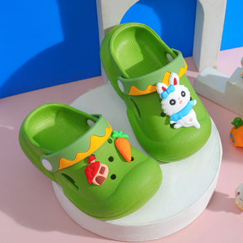 Sandale pentru copii cu vârf închis, din PVC, unisex, pentru copii de vârstă 3–7 ani, vară 2024