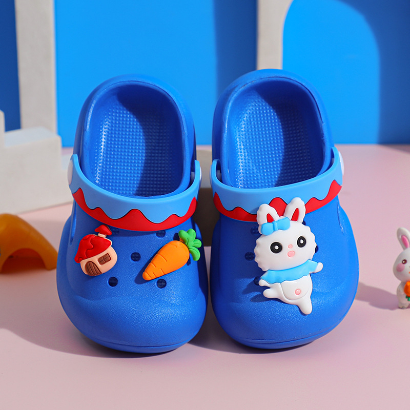 Sandale pentru copii cu vârf închis, din PVC, unisex, pentru copii de vârstă 3–7 ani, vară 2024