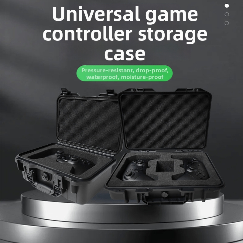 Taška na uloženie ovládačov Switch Pro/PS5/Xbox – prenášateľný pevný obal, vstrekované, PP s vysokou hustotou peny, kompatibilný s väčšinou gamepadov