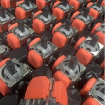 Joystick Jinfu PS5 TMR Hall electromagnetic pentru PS5/PS4/XBOX, interfață 3D