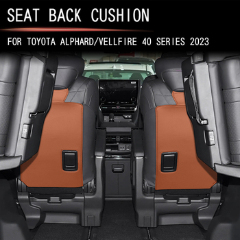 Ādas vidējās rindas aizmugures sēdekļa aizsargpade Toyota Alphard/Vellfire 40 Series, uzstādīšanas atbalsts